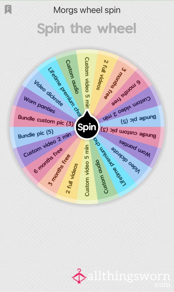 Morgs Wheel Spin