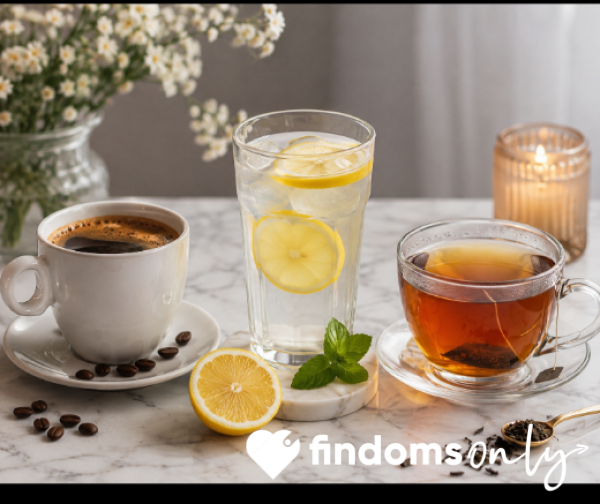 Coffee ☕, Lemon Water 🍋 Or Tea.