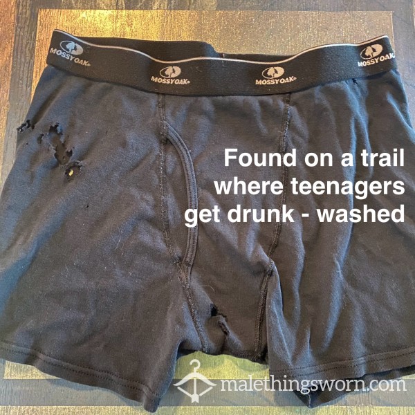 Mossy Oak TP Boxers Found On Trail