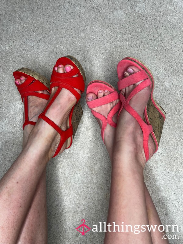 Mother & Daughter Wedge Heels 🌶️🫦