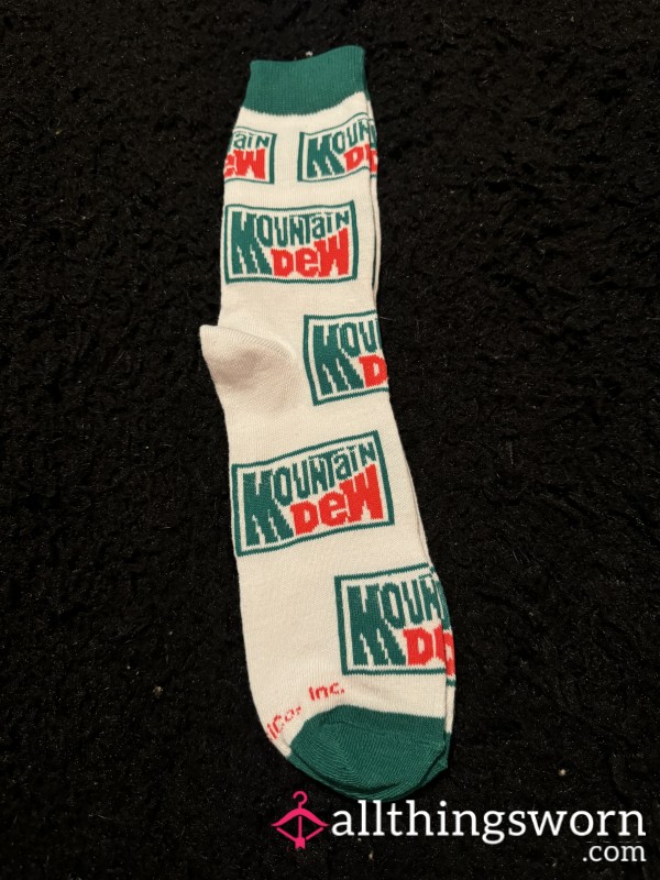 Mountain Dew Socks ❤️💚🤍