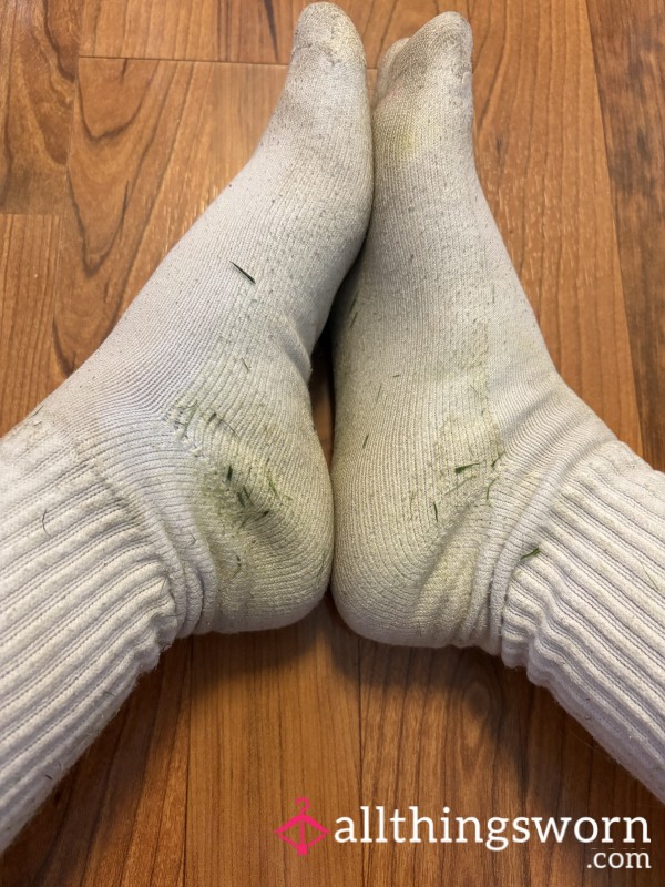 Mowing Socks 🌱 Dirty And Worn