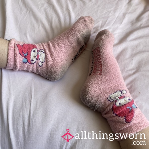 Mucky Pink Fluffy Socks🩷😋