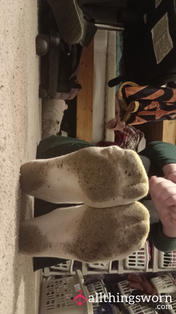Muddy Dirty Worn Socks