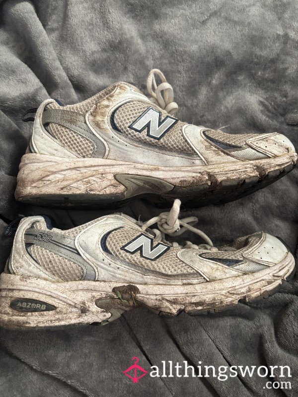 Muddy New Balance Trainers