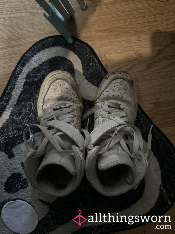 Muddy Old Work Shoes