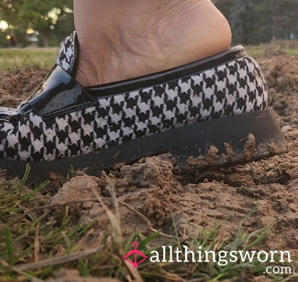 Muddy Playtime | Loafer + Barefoot Stomping In The Mud