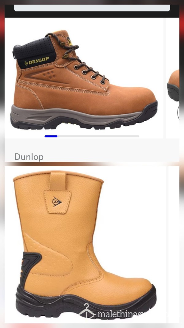 Muddy Work Boots