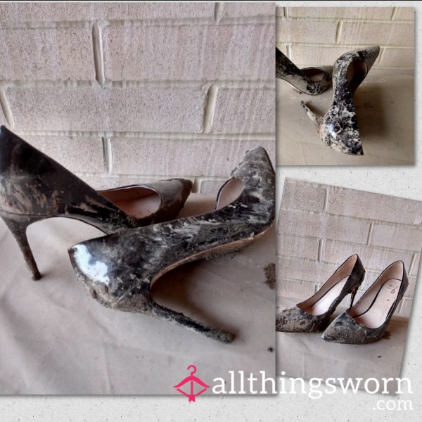 Muddy Worn Heels