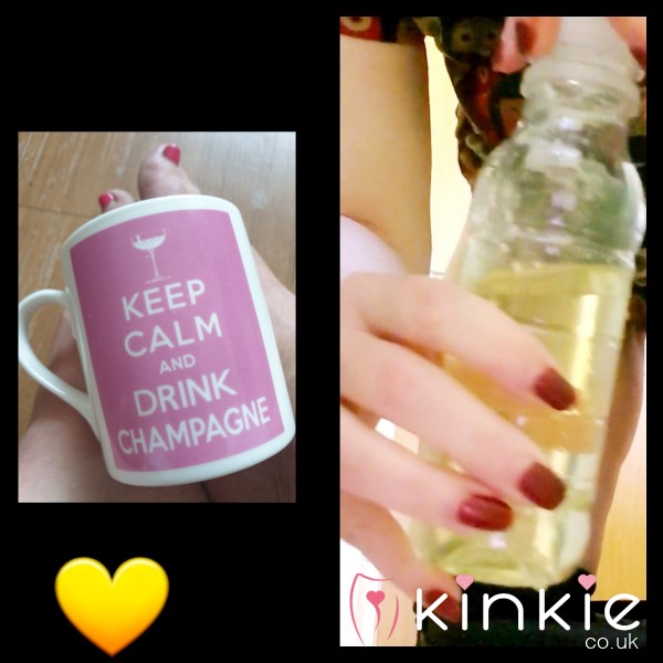 C*m Drink Champagne From Your New China Mug Toilet Slave 💛