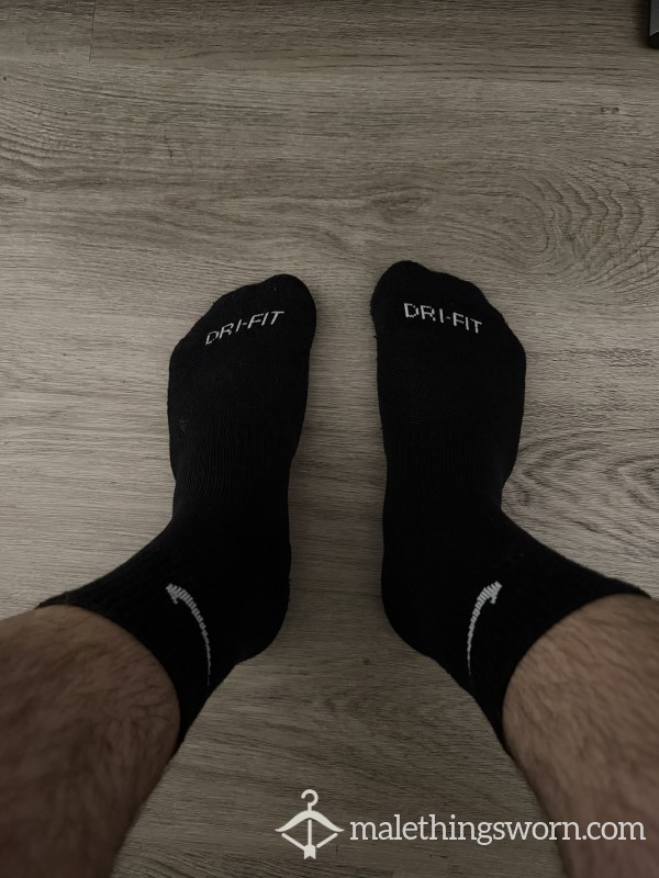 Multi-day Worn Nike Crew Socks