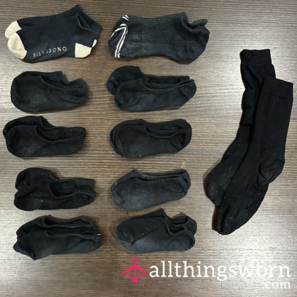 Multiple Pairs Of Socks *VERY WORN*