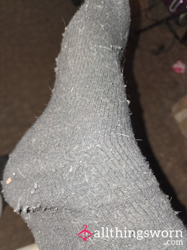 Multiple Wear Soft Black Socks