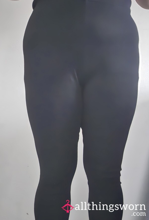 Mum Tum Basics - Black Leggings Size 16