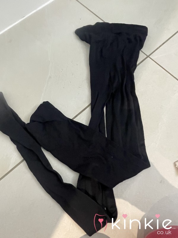 Mummys Tights Worn For The Day Without Underwear