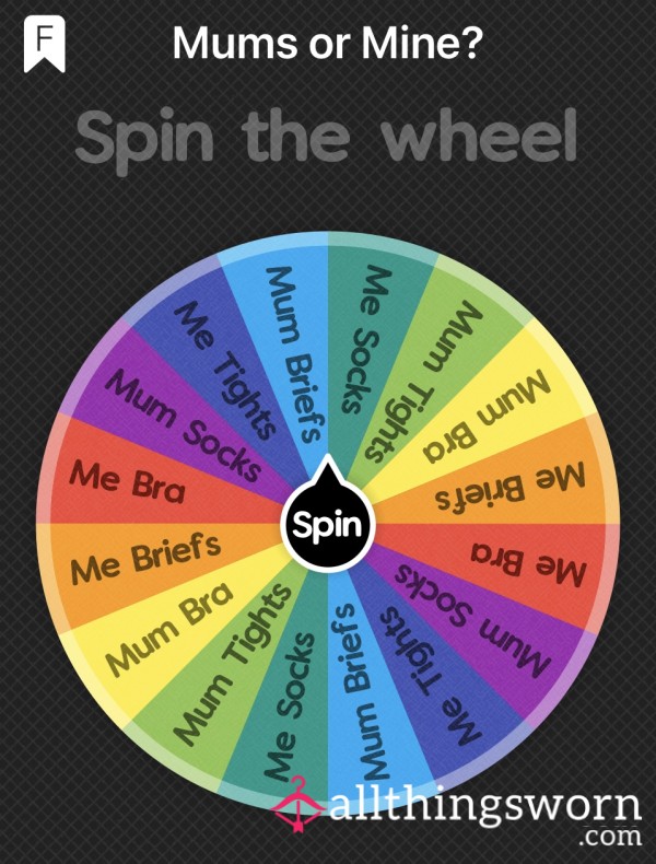 Mums Or Mine? Spin The Wheel 😍