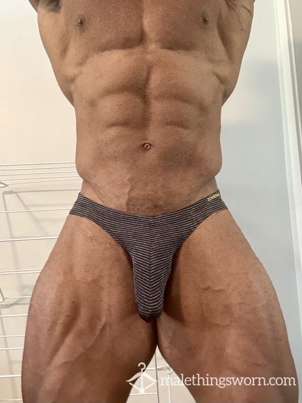 Muscle God C*ck Pouch Underwear- 1 Workout Worn