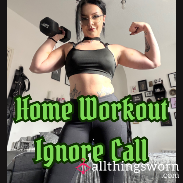 😈 Muscle Mummy Workout Ignore Call 😈 - You Watch Whilst I Sweat, Squat And Lift