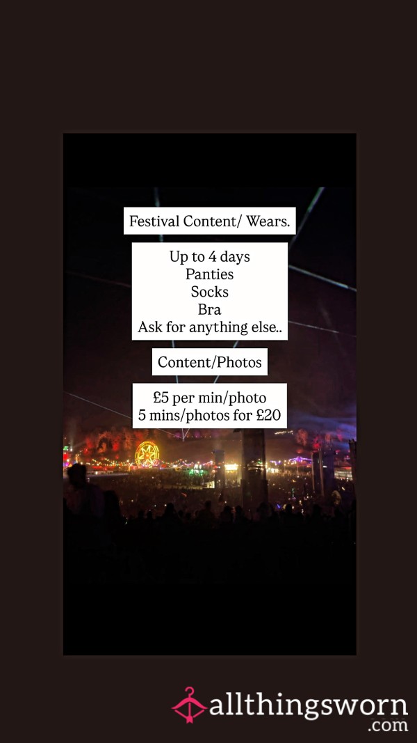 Music Fesival/ Rave Content/Wears