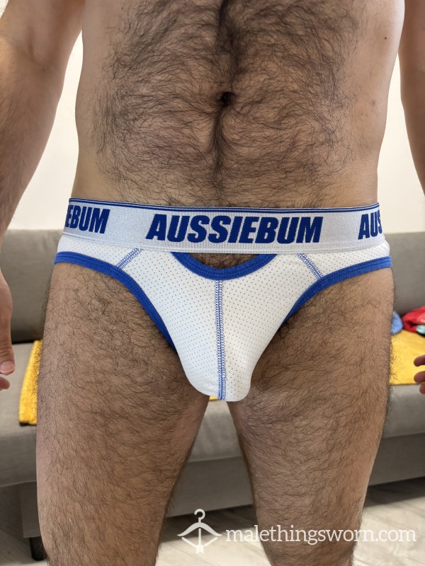 Musky White Aussieb*m Briefs