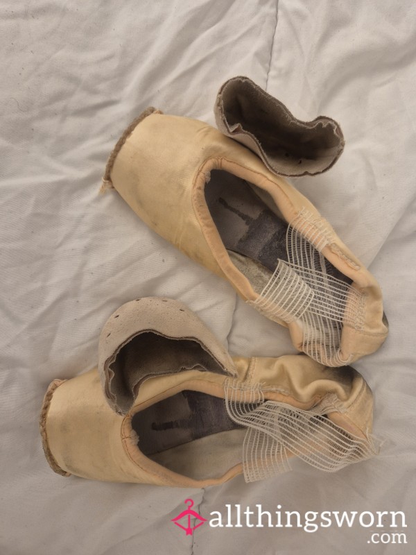My SWEATY & STINKY 2-year-old Pointe Shoes From Ballet Cla**