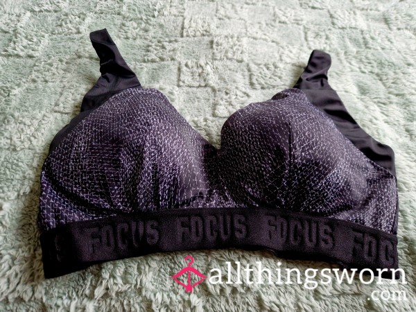 My 36D Sports Bra — Sweaty, Used & Full Of My Heat