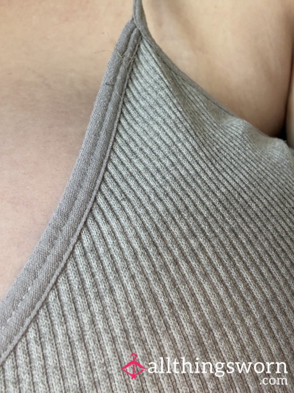 My 38 DDD Titties In My Grey Sports Bra