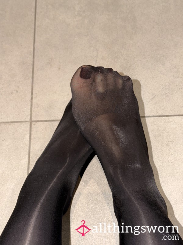 My Beautiful Shiny Stockings That I’ve Been Wearing For 3 Days Straight