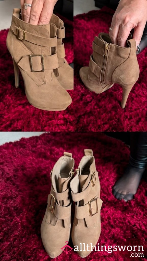 My Beige Boots.
