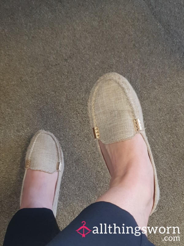 My Beige  Creamie Work Shoes Office Wear