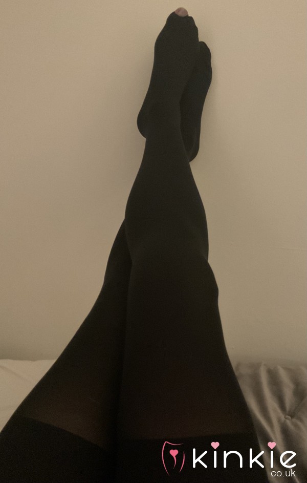 My Black 80 Denier Well Worn Tights 😻