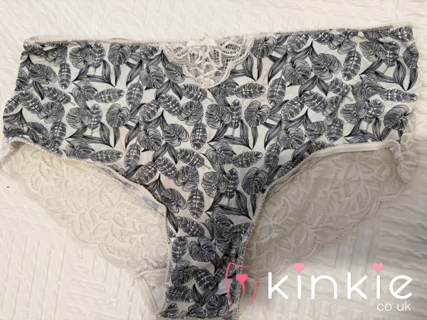 My Black And White Lacy Panties