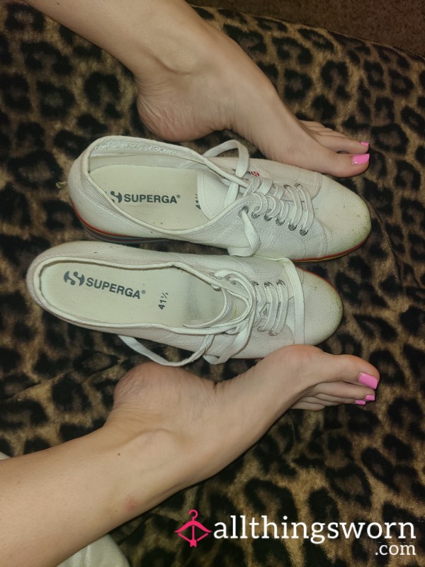 Platform Canvas Sneakers Filled With SWEAT!