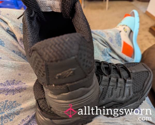 My Black AVIA Work Shoes