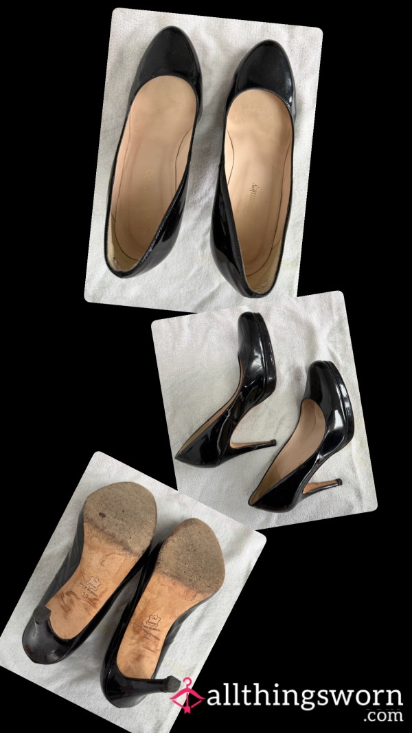 My Black Beauties Patent Heels