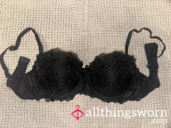 My Black, Lace, Worn Bra👙