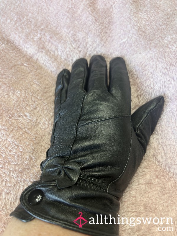 My Black Leather Gloves.