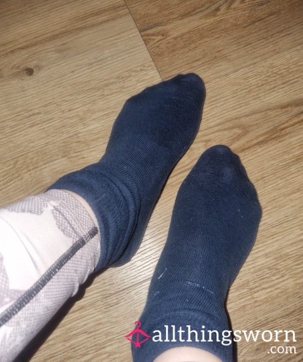 My Blue Gym Socks – Sweaty After Training