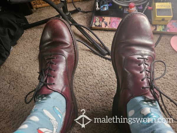 My Burgundy Dress Shoes Size 10 1/2