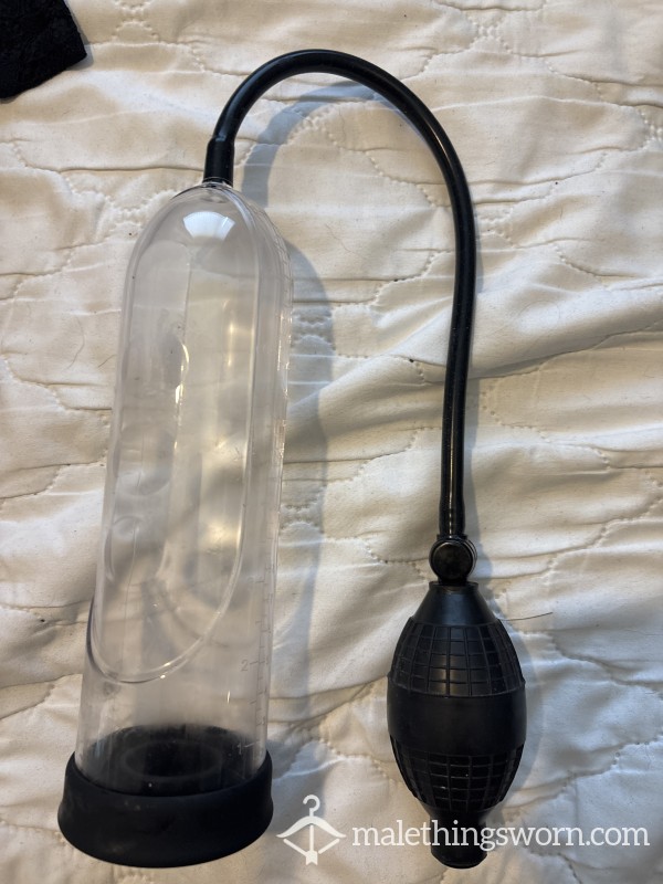 My C*ck In Penis Pump