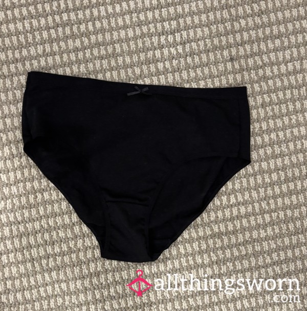💋🖤 My Comfy Black Panties – Perfect For Scent Lovers