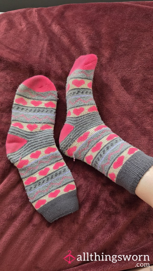 My Cosy Heart Socks, Warm From My Feet 🧦💕