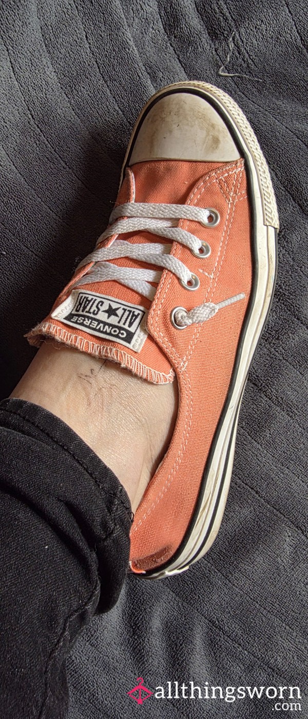 My Cute Cor*l Converse Slip-Ons