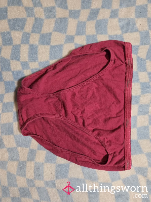 My Dark Pink Cotton Fullback Underwear 💓