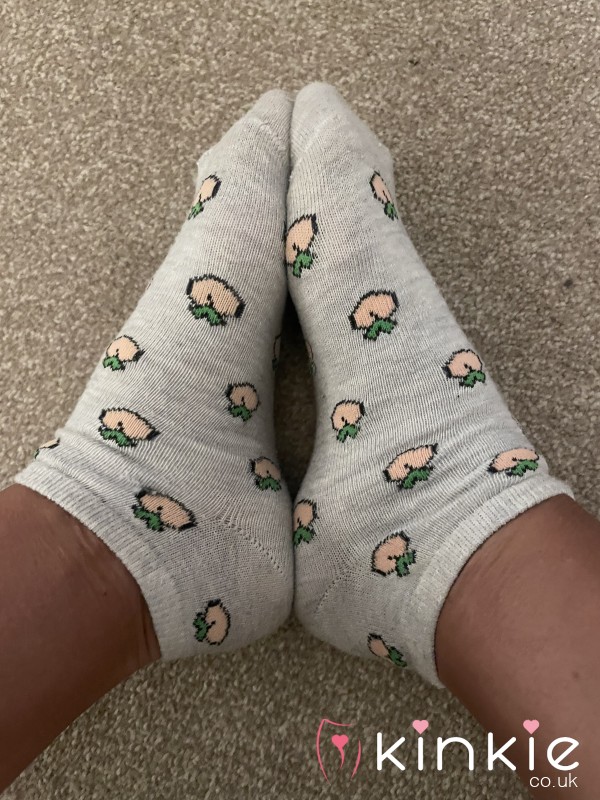 My Dirty And Worn Cute Trainer Socks 🧦