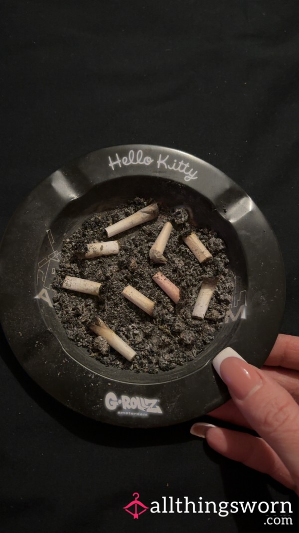 ✨My Dirty Little Ashtray✨– Real Used Tips & Ash From My Smoke Sessions🚬