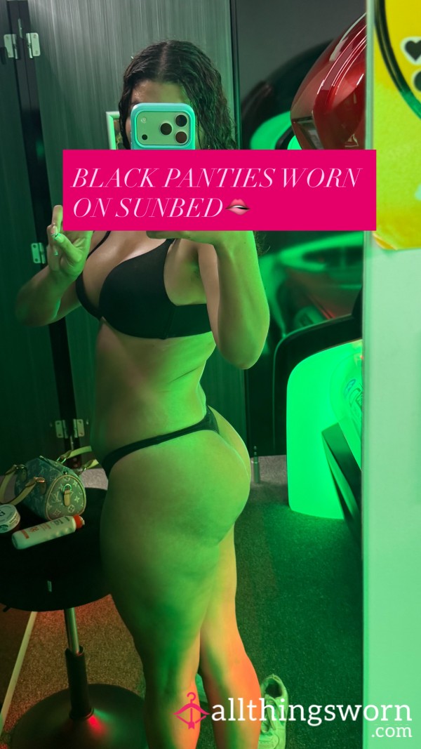 My Knickers Worn On Sunbed