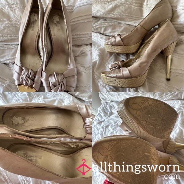 My Dirty Trashed Going Out Heels