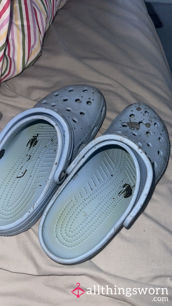 My Dirty Used Crocks.. Never Washed