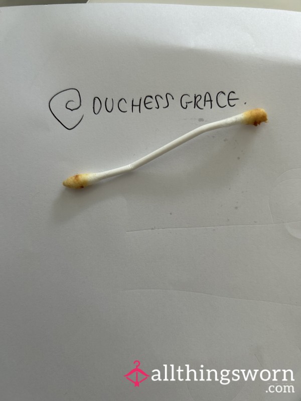 My Dirty Used Earbuds/q-tips